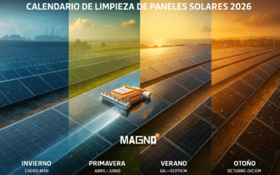 Calendario de limpieza de paneles solares 2026